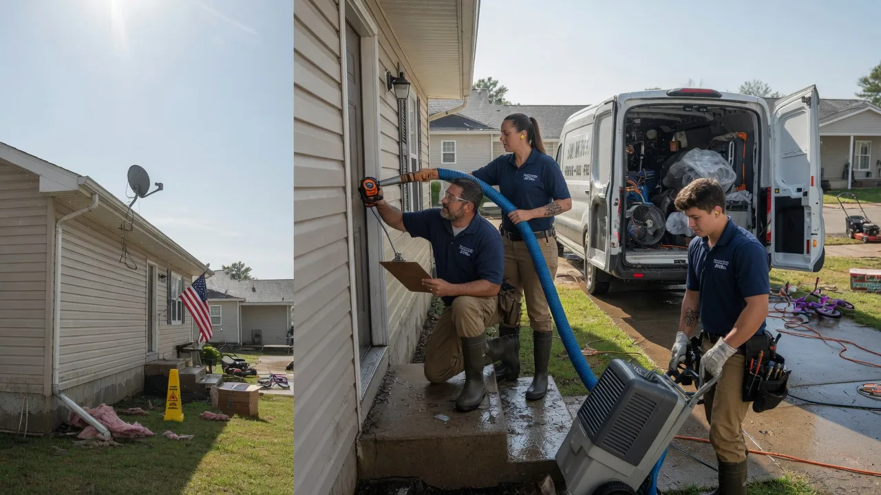 Ceiling Water Damage Restoration in Humbird, WI near me